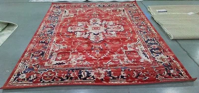 Alfombra ROJA/MARFIL 8'-0" x 10'-0" defecto, precio reducido 1172792156 CHL411Q-8 Foto 1 de 4