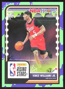 2566G 2023-24 Hoops Haunted Hoops #292 Vince Williams Jr. Slime - Picture 1 of 2