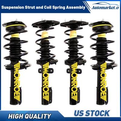 Monroe Struts w/ Coil Springs Front Rear for 2000-2005 Chevrolet Impala 3.4L - Image 1 of 4