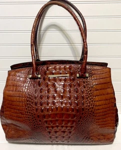 Bolso de hombro BRAHMIN Alice Toasted Almond Melbourne de cuero - Imagen 1 de 11