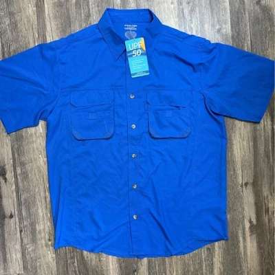 Rugged Earth Men’s Fishing/Hiking Utility Shirt — Size M - Image 1 of 4