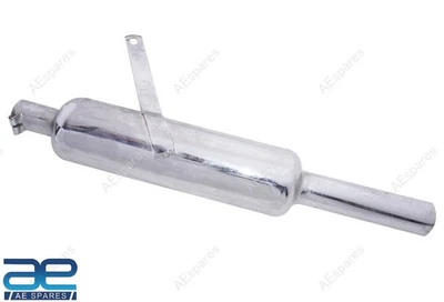Fits Royal Enfield 350 Old Model Exhaust Silencer Small Chrome Plated - Image 1 of 4