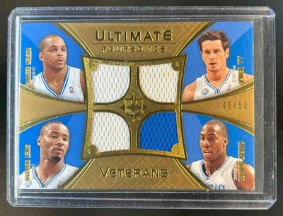 Camisetas Ultimate Redick Howard Nelson Lewis Foursomes Veterans #/50 2008-09 Foto 1 de 2