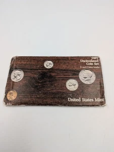 1985 P&D Mint Set fior di conio fior di conio USA con busta e certificato di autenticità (set di 10 monete) - Foto 1 di 4