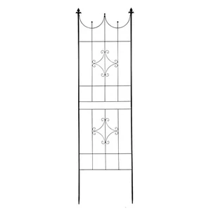 Larger Garden Trellis Plant Support Wire Lattice Grid Panel Stake Fence, 70"x... - Picture 1 of 8