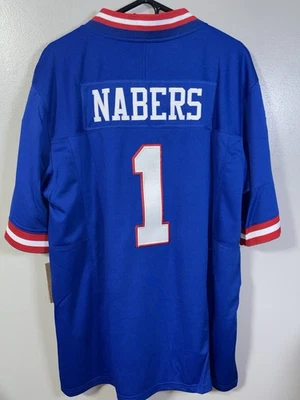 NIKE Malik Nabers #1 - NY Giants Blue Jersey
