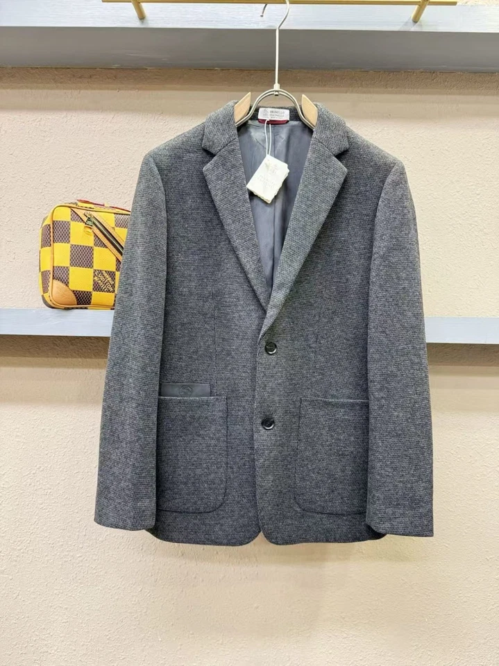 Brunello Cucinelli Para hombres Abrigo Informal Regular Traje de Negocios Invierno Chaqueta Cálida Foto 1 de 4
