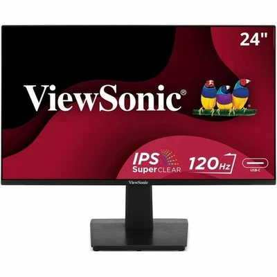 Viewsonic VA2448-MHU 24 Inch Full HD 1080p IPS Monitor with 120Hz, Variable Refr - Image 1 of 4