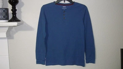 Camisa Sonoma Niños Manga Larga Térmica Botón Cuello Pizarra Azul Talla Grande 14/16 Foto 1 de 4