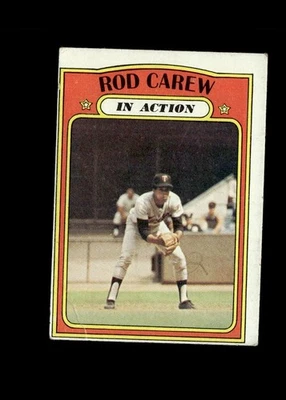 Rod Carew 1972 Topps #696 Minnesota Twins mal estado/buen estado Foto 1 de 2
