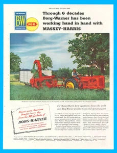 1951 Borg-Warner Traktor Landmaschinen Druckanzeige Ernte Futterschere - Bild 1 von 3
