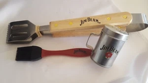 Jim Beam Bar B Que Tong, Brush and Seasoning Shaker New - Picture 1 of 2