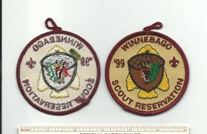 SCOUT BSA 1999 WINNEBAGO RESERVATION CAMP PATCH WATCHUNG COUNCIL MERGED NJ BADGE - Picture 1 of 1