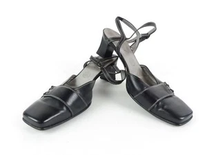 Gabor Damen Schuhe Pumps Slingback Karree Kunstleder schwarz 40 | UK 6,5 (17357) - Bild 1 von 8