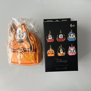 Loungefly Pluto Mickey and Friends Mini-Backpack Mystery Key Chain - Picture 1 of 2