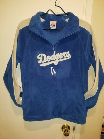 Majestic Dodgers Sweater Cover