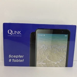 Q Link Wireless Scepter 8 Tablet Black 8 Inch IPS Display 1GB RAM 16GB Sealed - Picture 1 of 2