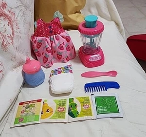 Baby Alive Megical Mixer Mix Bottle Dress Diaper Mixer Food Spoon Brush  - Picture 1 of 24