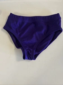 Girls XS Purple Cheerleading Tennis Dance Bloomers By Chasse - Picture 1 of 4