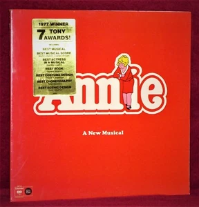 ORIG CAST LP SEALED ANNIE A NEW MUSICAL 1977 COLUMBIA QUADRAPHONIC HYPE STICKER - Picture 1 of 2
