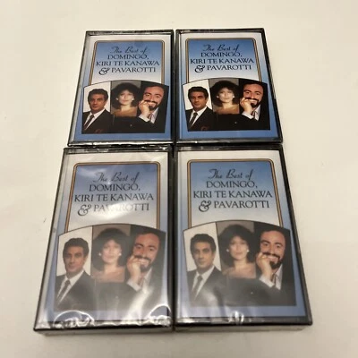 The Best Of Domingo, Tekanawa & Pavarotti 4 Cassette Tape Set - New Sealed - Image 1 of 3