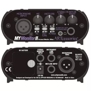 ART MYMONITOR II Compact Personal Headphone Mixer - Picture 1 of 5