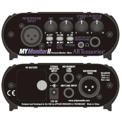 ART MYMONITOR II Compact Personal Headphone Mixer - Image 1 of 4