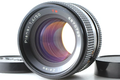【N 完好+++】Contax Carl Zeiss Planar 50 毫米 f/1.4 T* AEJ MF CY 安装镜头日本 — 第 1/4 张图片
