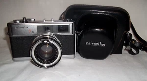 【Near MINT 】Minolta Hi-Matic 7s Rangefinder Film Camera 45mm f1.8 WORKS w/ Case - Picture 1 of 12