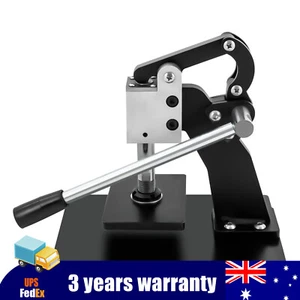 Manual Leather Cutting Machine Mold Hot Stamping Machine Manual with PVC Pad NEW - Picture 1 of 18
