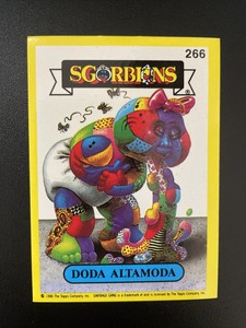 1990 Sgorbions Series 2 Garbage Pail Kids GPK Retchin’ Gretchen / Ill Jill Card