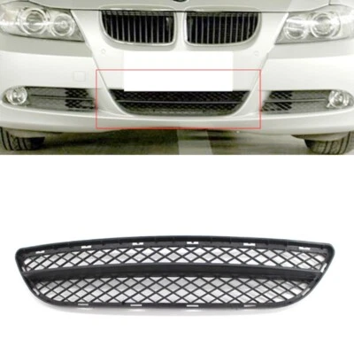 1x Para BMW E90 318I320I325I330I 2005-2008 Parachoques delantero Inferior Parrilla Cubierta de rejilla Foto 1 de 2