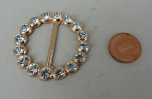 Paul Eiselt & Sohn, Neugablonz = Runde Art Deco Gürtelschnalle (61954) - Bild 1 von 3