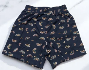 Kids' Rainbow Print Dark Shorts – Comfortable, and Perfect for Everyday Size:8Yr - Picture 1 of 4