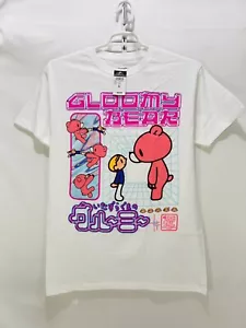 T-shirt maglietta bianca nuova con etichette Gloomy Bear Naughty Grizzly Emo Medium M RUE21 Chax - Foto 1 di 6