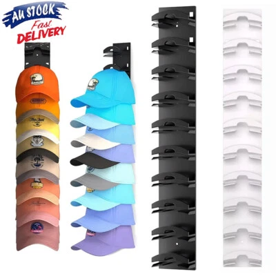 2/4pc Closet Hat Rack Baseball Caps Organizer Space Saving 10 Hat Storage Holder - image 1 of 4