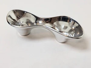 Nambe Karim Rashid 2019 #1322 Joined Appetizer Bowls - Picture 1 of 5