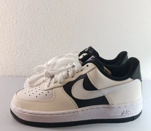 Nike WMNS Air Force 1 By You ID Cream White Black Women's 5.5 - Picture 1 of 11