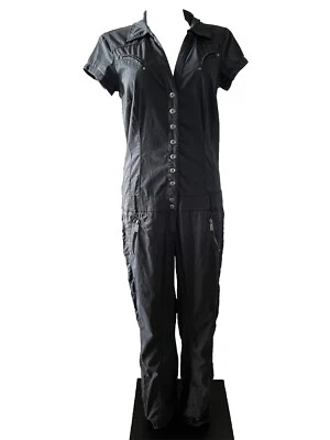 Esprit Gr. 38 Jumpsuit Overall für große Damen Mädchen, grau, kurzarm, Maße ❤️ - Bild 1 von 4