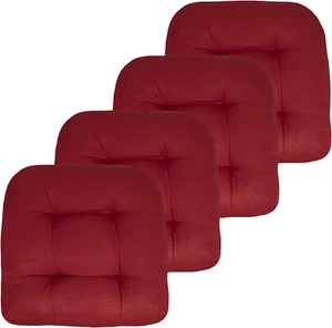 Patio Cushions Outdoor Chair Pads Premium Comfortable Thick Fiber Fill Tufted 19 - Picture 1 of 12