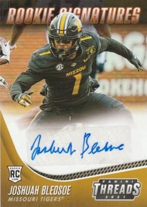 Joshuah Bledsoe 2021 Chronicles Threads D.P Orange Rookie Signatures Auto RC - Picture 1 of 2