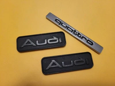Insignia emblema Audi 80 90 Quattro OEM vintage rara  Foto 1 de 4