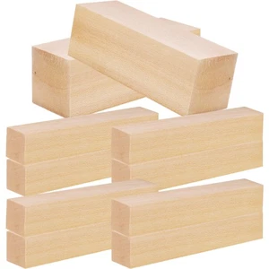 Set of 10 Large Limewood blanks Lime wood carving blocks whittling blanks blocks - Picture 1 of 12