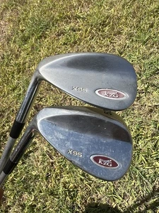 LEFTY LEFT LANDED KZG X95 52° & 56° Wedge Set, Graphite Shaft FLEX UNKNOWN - Picture 1 of 6