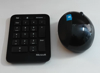 Microsoft Sculpt Ergonomic Mouse and Number Key Pad ONLY [NO DONGLE] - Image 1 of 3