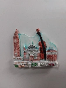 MAGNET MAGNET HARZ KÜHLSCHRANK SOUVENIR KÜHLSCHRANKMAGNET CREMONA TAG LOMBARDEI - Bild 1 von 1