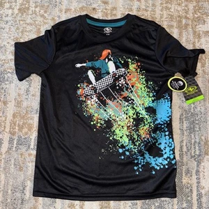 Athletic Works Boy Size M 8 T Shirt Kids Skateboarding Graphic Skateboard - Picture 1 of 4