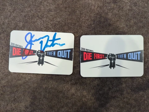 JESSE VENTURA  SIGNED AUTOGRAPHED CARD MINNESOTA GOVERNOR Cover