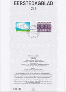 Nederland Eerstedagblad 2001 EDB 261 - Standaardzegel - Bild 1 von 1