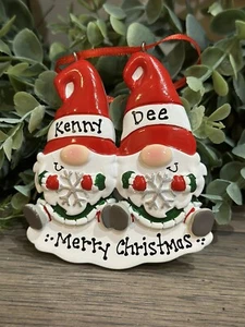 personalized family gnome christmas ornaments - Picture 1 of 5
